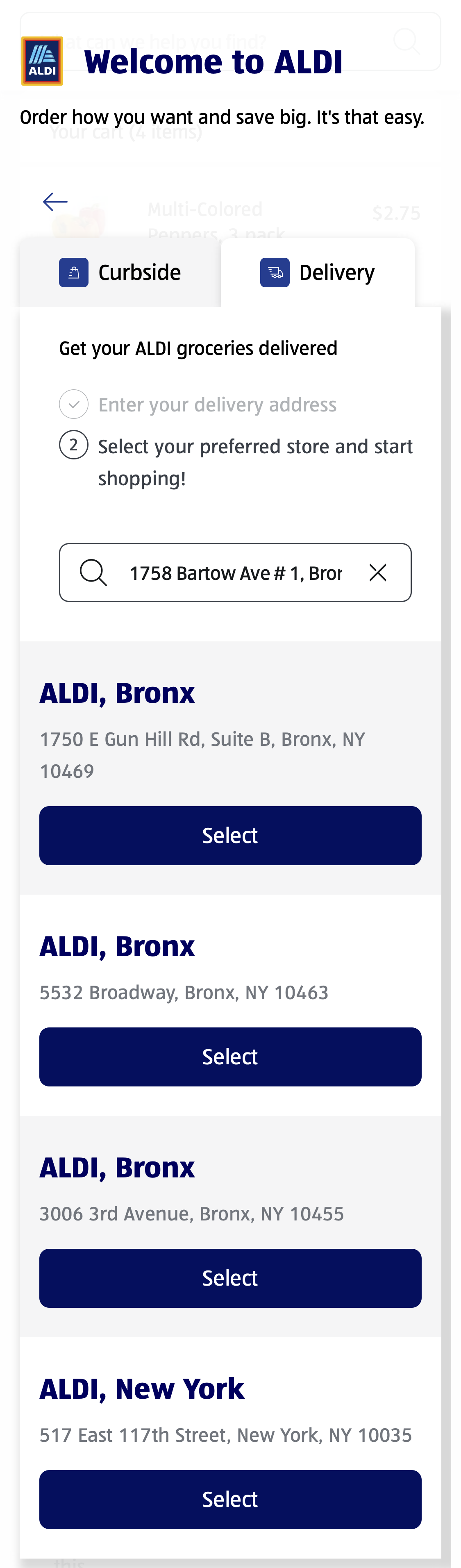 Aldi’s Mobile Store Locator 33 of 45 Store Locator Examples Baymard